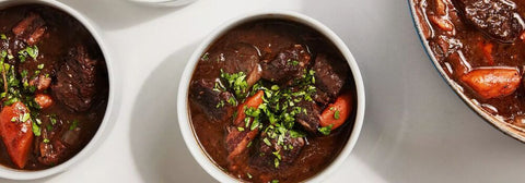 Beef and bacon stew photo