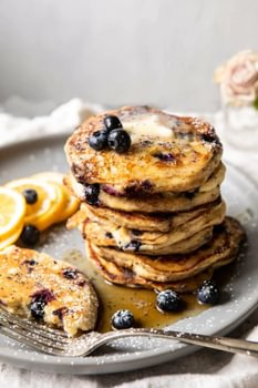 Lemon Berry Ricotta Pancake Photo