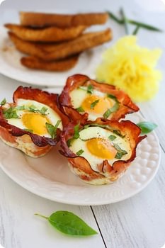Crisp Ham and Egg Brunch Cups Photo