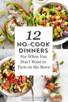 12 No Cook Dinners