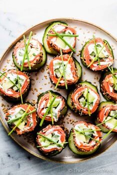 Avocado Salmon Rolls