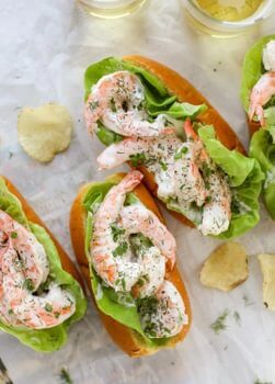 Shrimp Salad Rolls