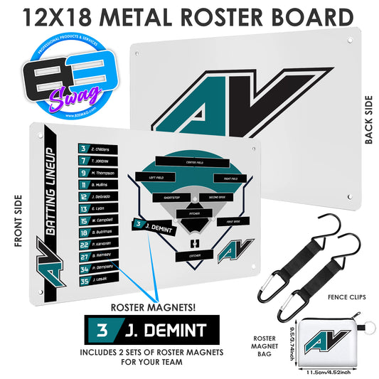 Custom Baseball/Softball Team Roster Magnetic Board – 83Swag