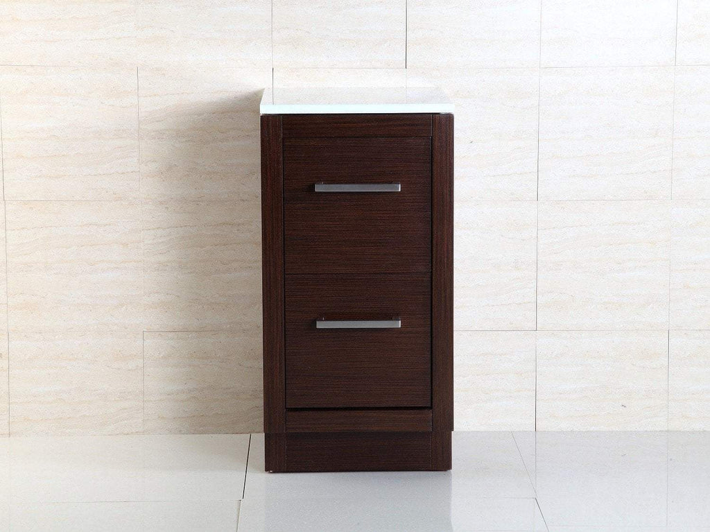 Bellaterra 15 75 W X 31 H Side Linen Cabinet Brown Luxury Bath