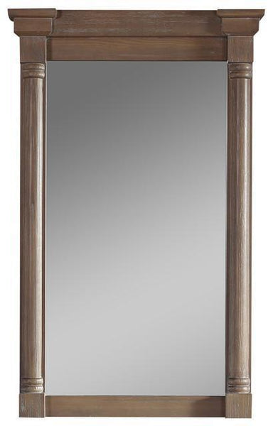 27 Savannah Providence Mirror In Driftwood Finish Luxury Bath