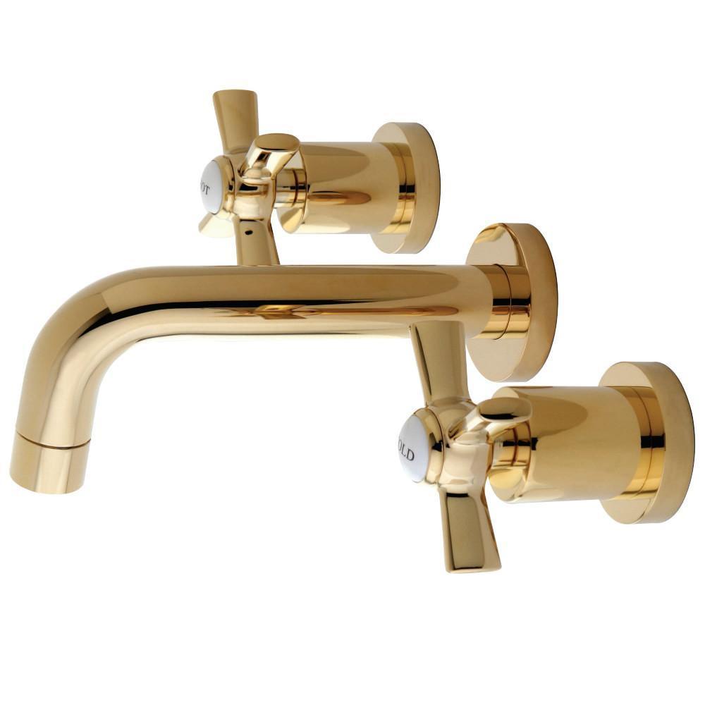 Kingston Brass Millennium Wall-Mount Bathroom Faucet - Luxury Bath  Collection