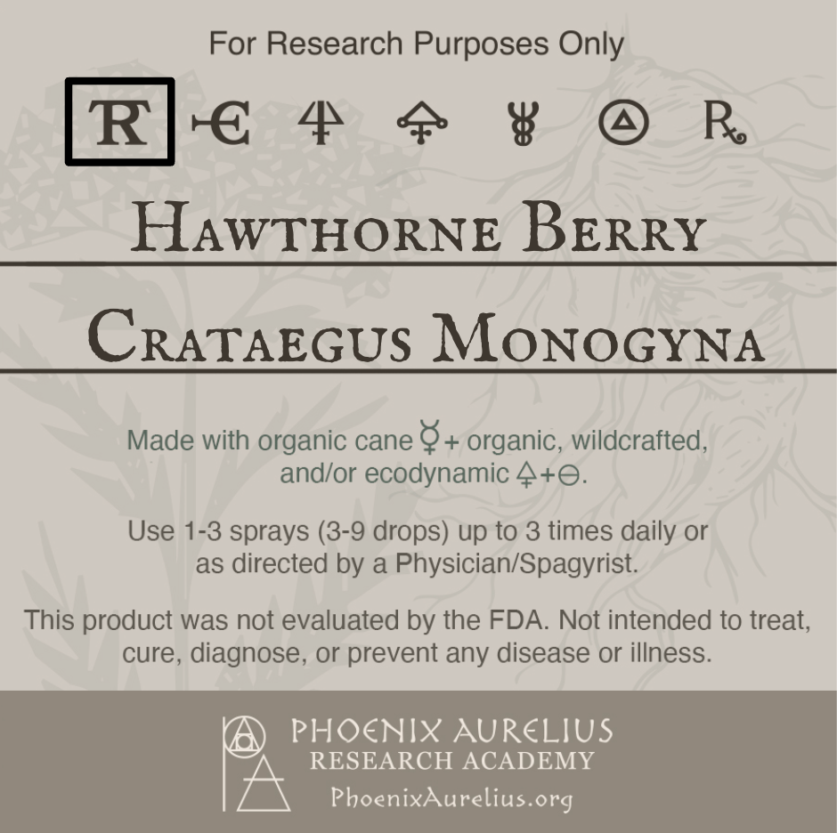 Hawthorne Berry Spagyric Tincture