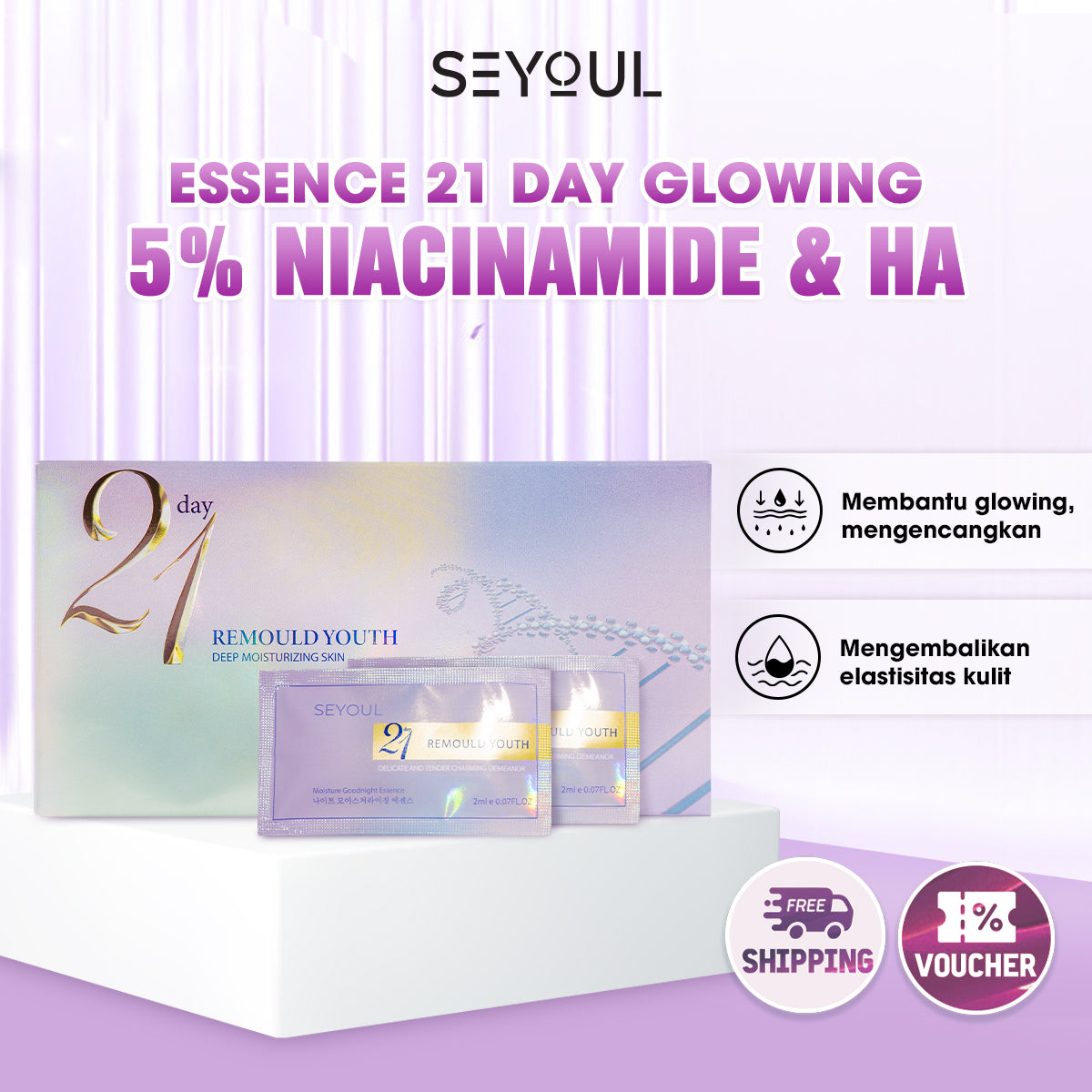 SEYOUL Essence Glowing 21 Hari