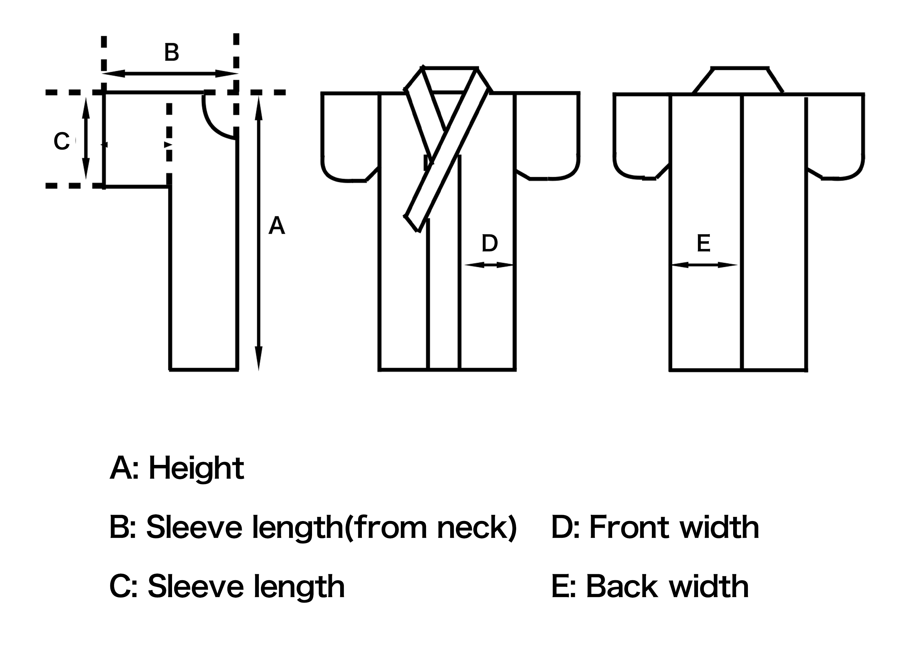 Folded in two from the center of the back