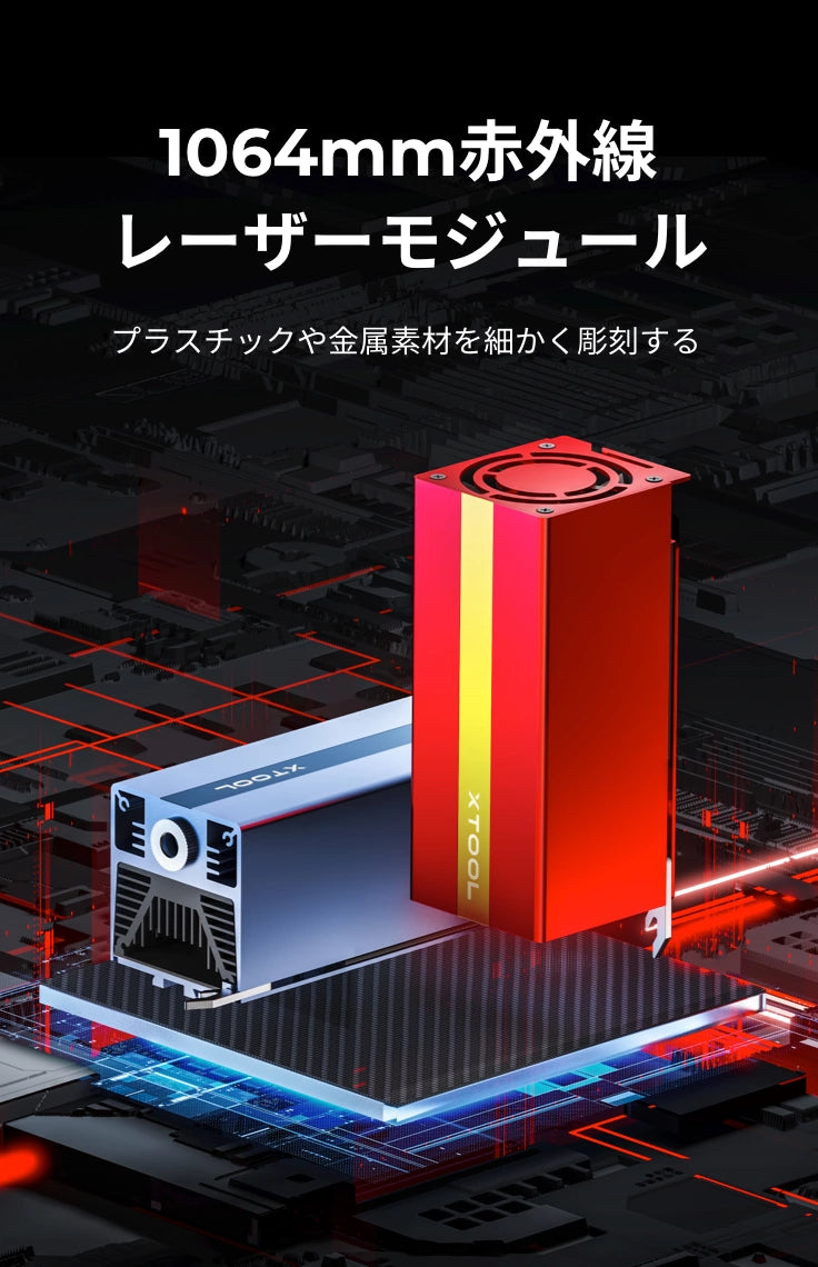 xTool D1Pro用1064nm赤外線レーザーヘッド