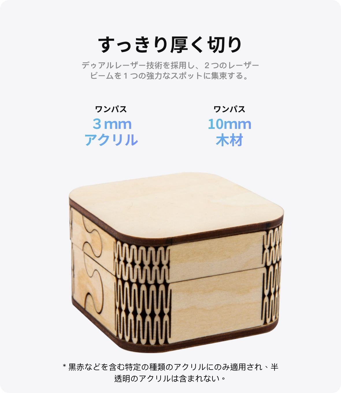 laser cut wooden box