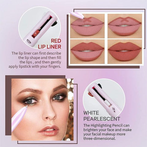 4-in-1 Waterproof Makeup Pen - Eyebrow Pencil