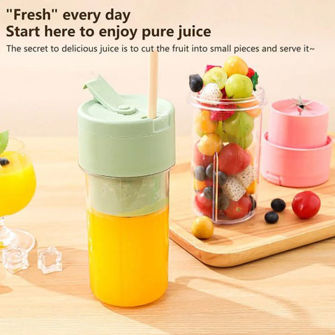 Mini Blender Juicer with Straw Cup at Shopizem Buy Now