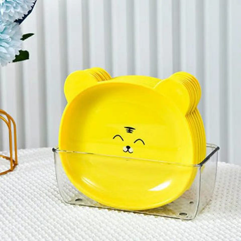 Mini Cute Cartoon Shape Bear Dish Plate pack of 8 buy now