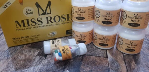 Buy Miss Rose 8 In 1 Facial Kit with 24K Gold at Shopizem
