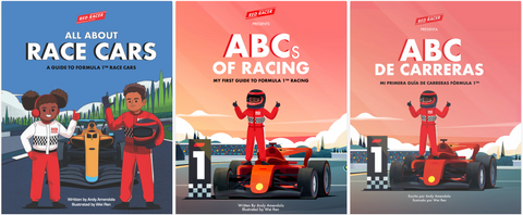 Order Red Racer Books Kids Books about F1 Racing