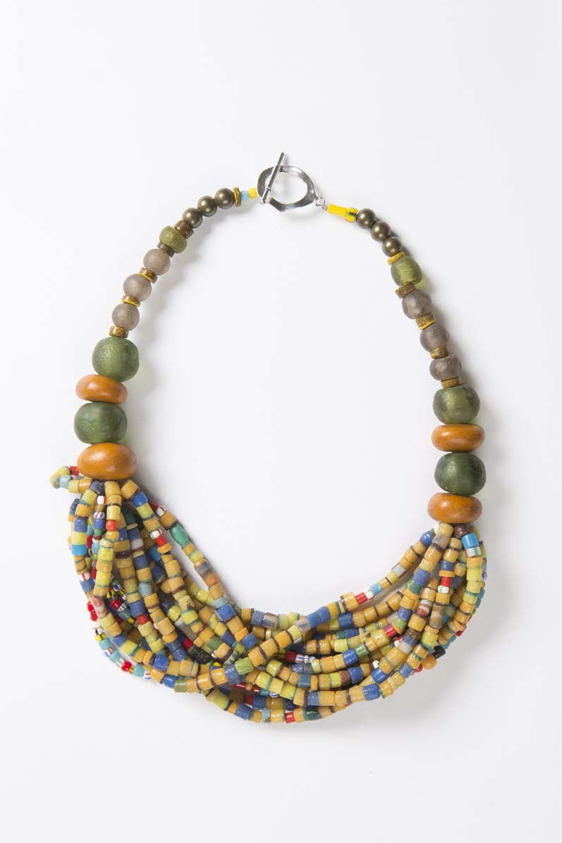 Choker - One Africa (yellow) | Inspired Luxe
