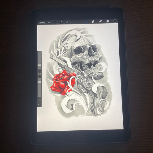 BRUSH SET DOWNLOADS for IPADS WITH PROCREATE APP ONLY  realtattoos