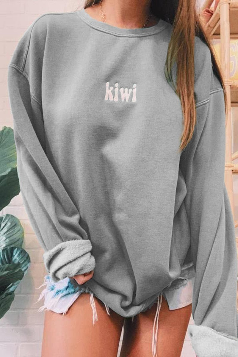 round-neck-casual-letter-print-sweatshirt