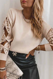 Online-clothing-fashion-sequin-stitching-knit-tops