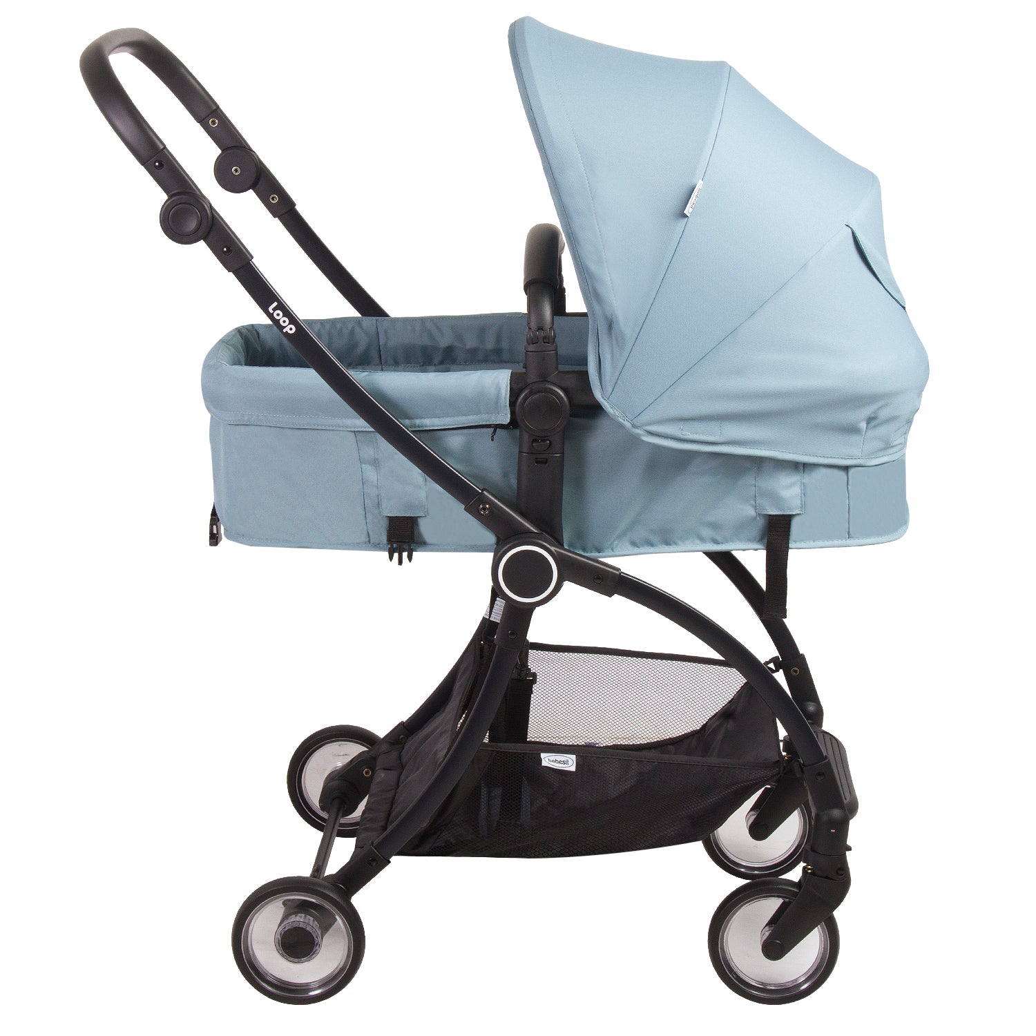 Cochecito Bebé Premium Baby Paseo Travel System Con Huevito Color Gris  oscuro