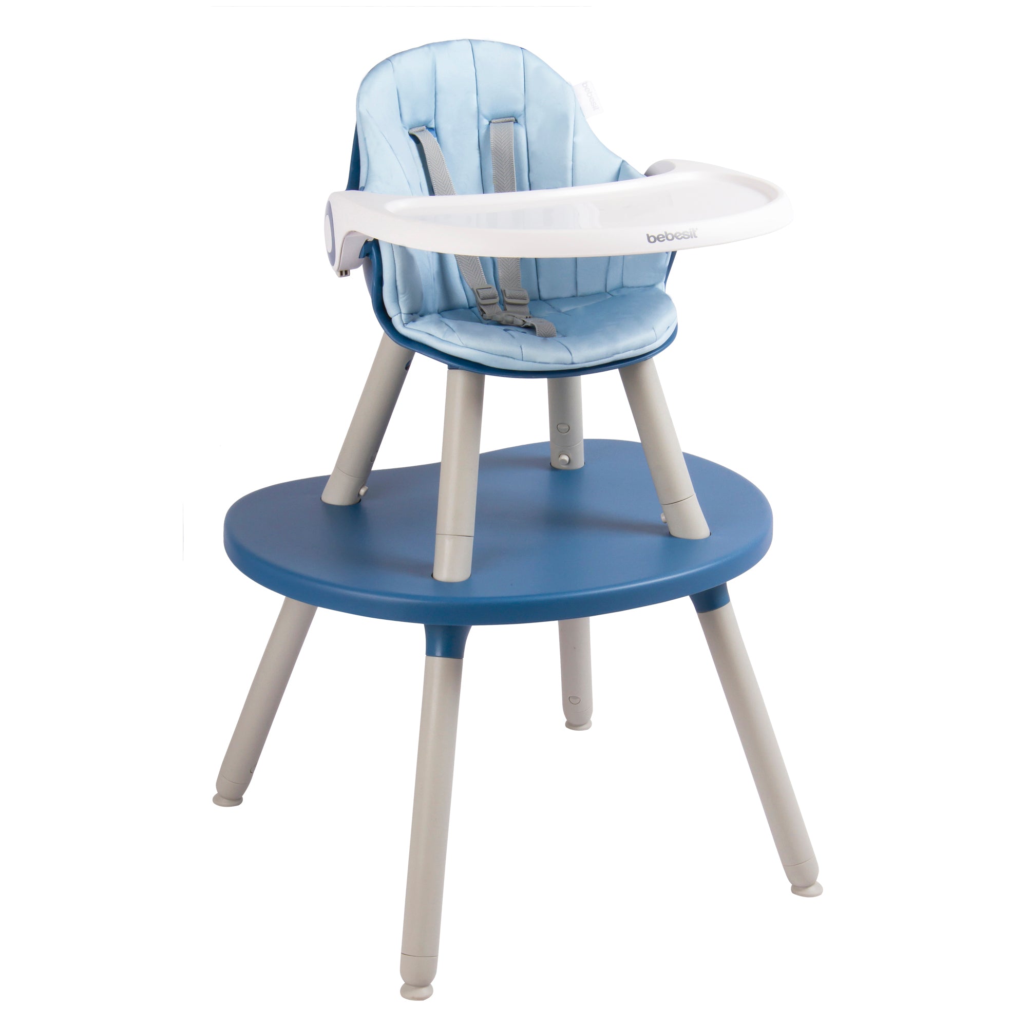 Silla de Comer Baby Desk 3 en 1 Celeste — Bebesit