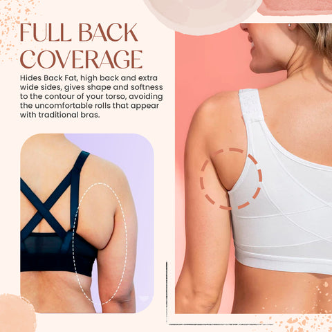 Women Posture Corrector Bra Wireless Back Support Breast Lift Up