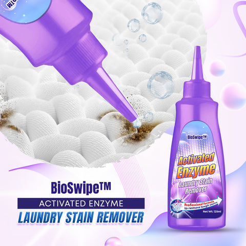 BioSwipe ™ Activated Enzyme Laundry Stain Remover