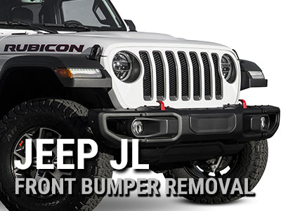2018 Jeep Wrangler JL Front Bumper Removal – Addictive Desert Designs