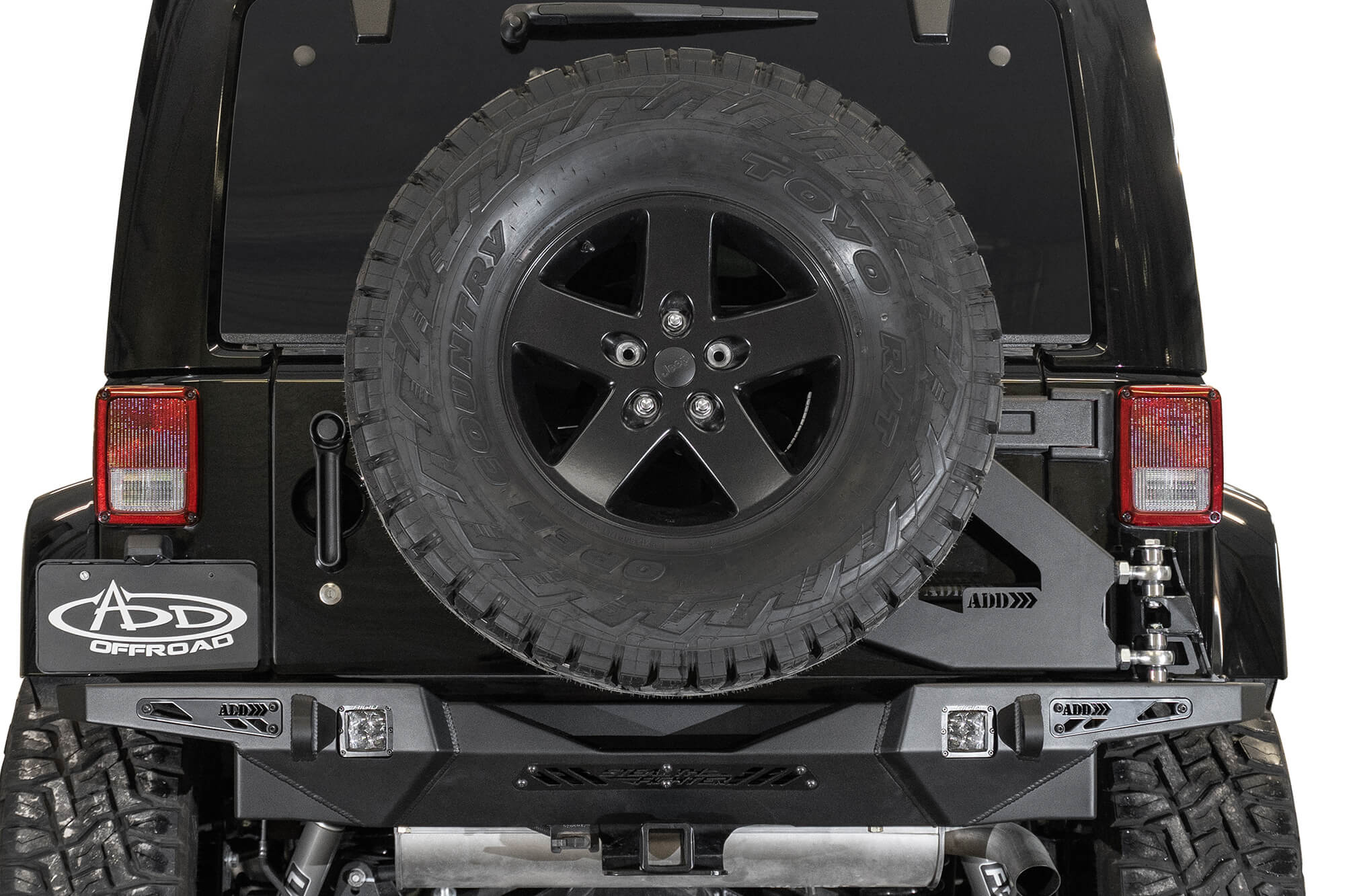 2007 - 2018 Jeep JK Stealth Fighter Tire Carrier – Addictive Desert Designs