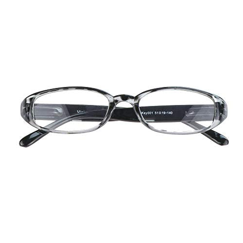 1 Pair Reading Glasses with Spring Hinge, Blue Light Blocking Glasses for Women/Men (Black,+4.25 Magnification)