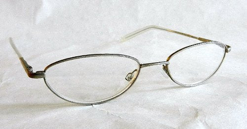 +1.75 Insight Quality Pewter Wire Frame Reading Glasses w/ Hard Case (191) + FREE Bonus Micro-suede Cleaning Cloth