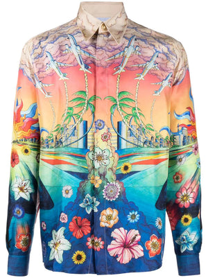 CASABLANCA L'ENVOL SILK SHIRT - TheLuxeLend