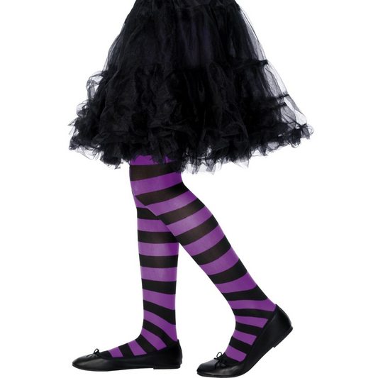 Pirate Black White Vertical Striped Tights Child Costume Accessory – The  Fairy Shop