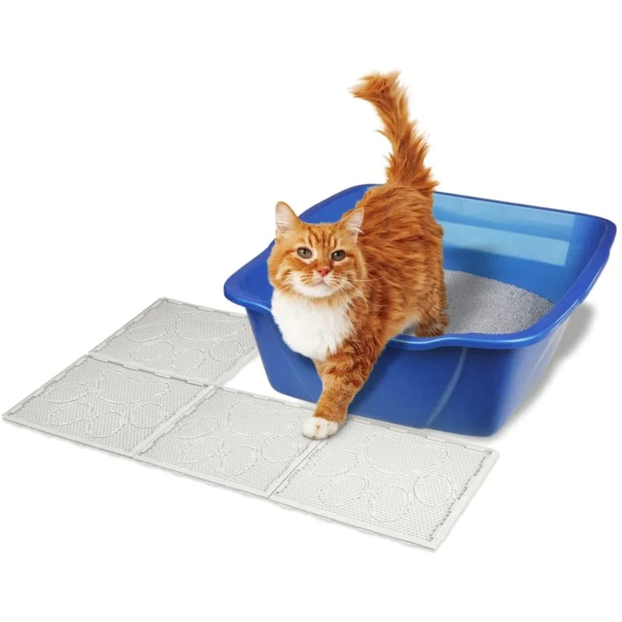 Van Ness Trackless Litter Mat Tiles 4-Pack