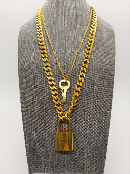Louis Vuitton Lock & Key Necklace – Jane Doe Boutique Jacksonville