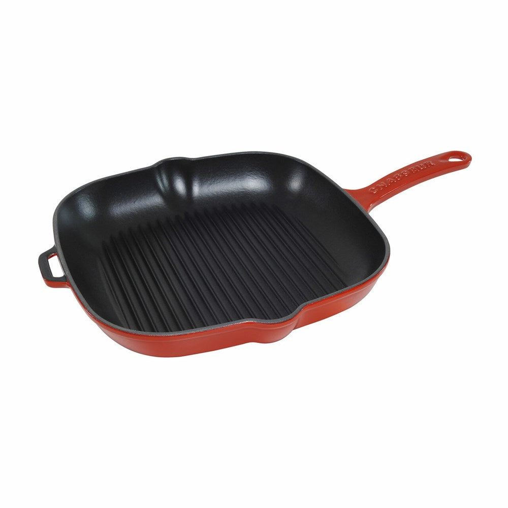 Chasseur Cast Iron Square Grill Pan - 25cm