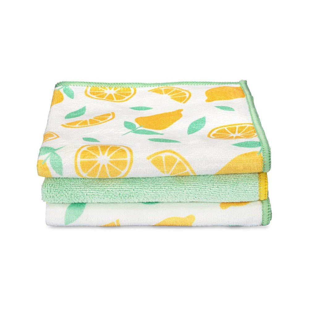 Full Circle Renew Microfiber Citrus Cloths - Set of 3