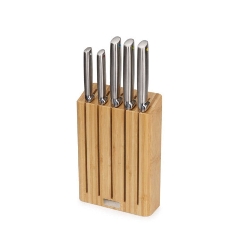 Joseph Joseph Elevate Steel Knives Bamboo 5 Piece Block