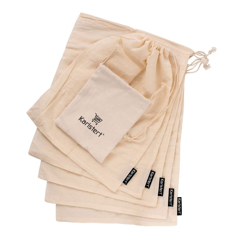 Karlstert Muslin Produce Bag Set - 5 Piece