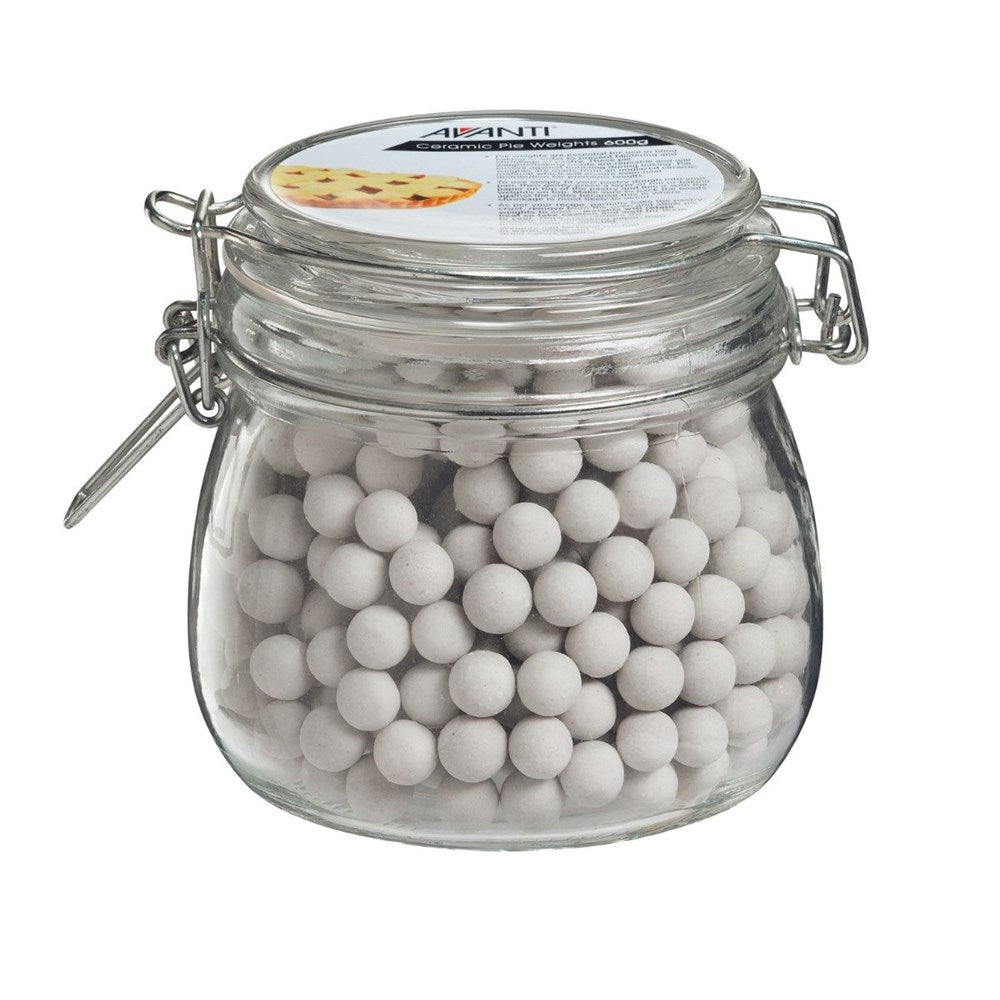 Avanti Ceramic Pie Weights in Glass Jar - 600g