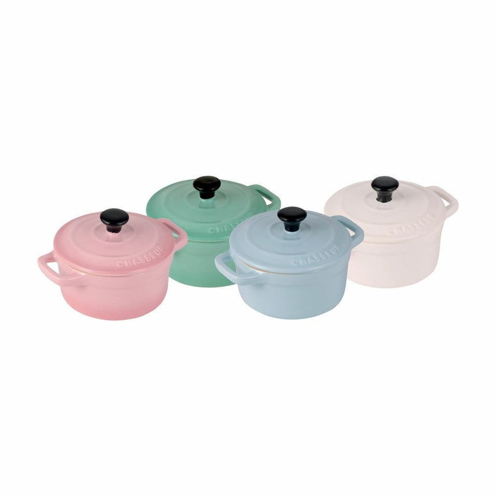 Chasseur Macaron Mini Cocotte Set - 4 Piece