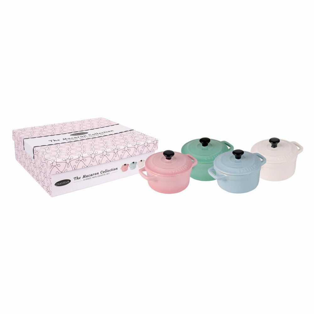 Chasseur Macaron Mini Cocotte Set - 4 Piece