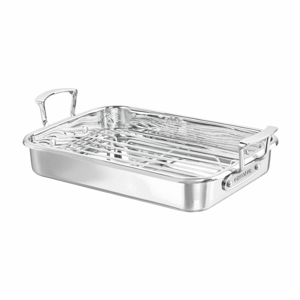 Chasseur Maison Roasting Pan with Rack - 35cm x 26cm