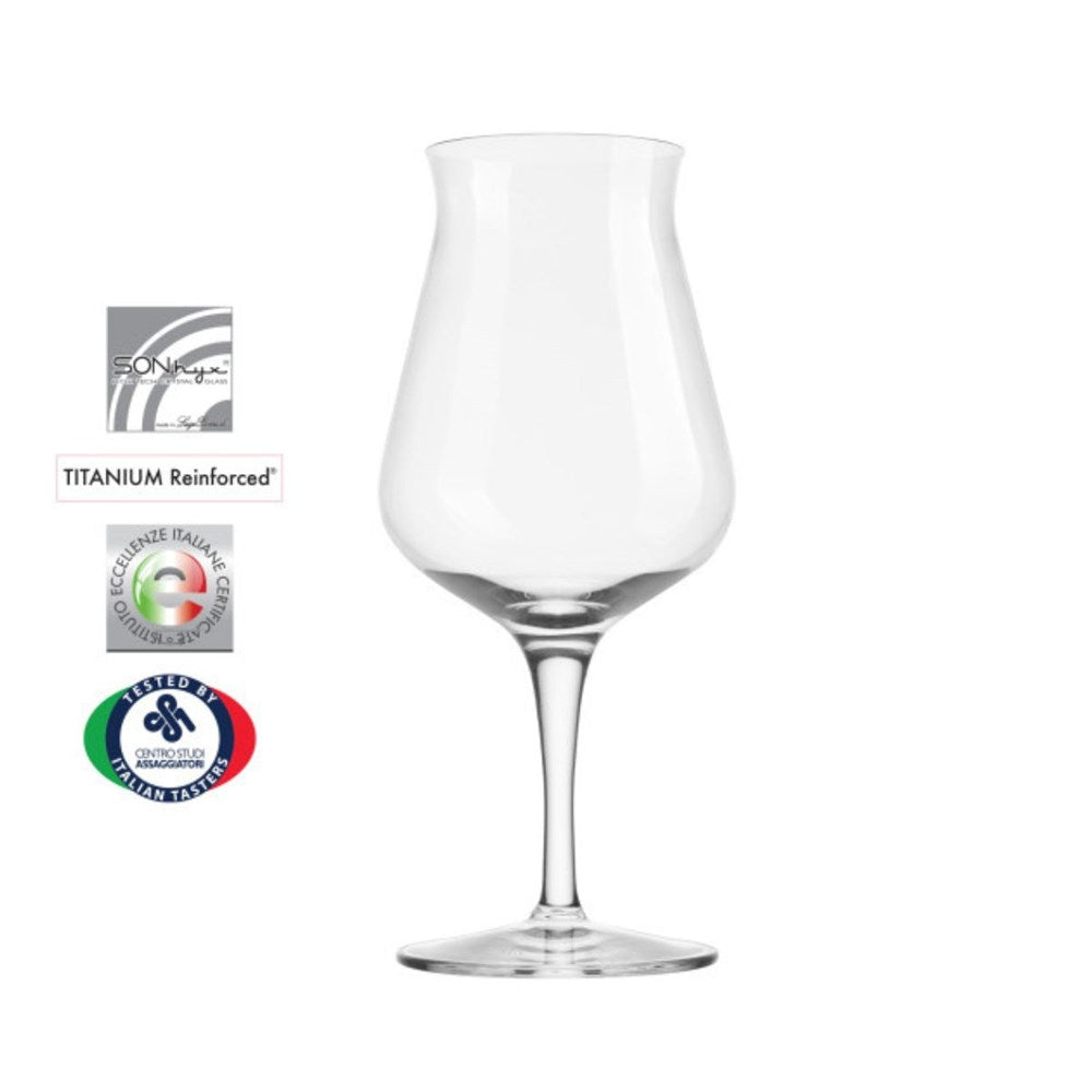 Luigi Bormioli Birrateque Beer Tester Glass - 420ml - Set of 6