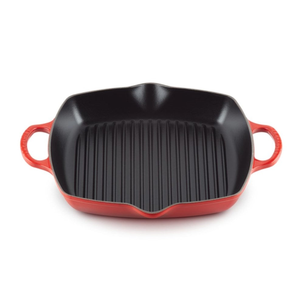 Le Creuset Signature Cast Iron Deep Square Grill - 30cm