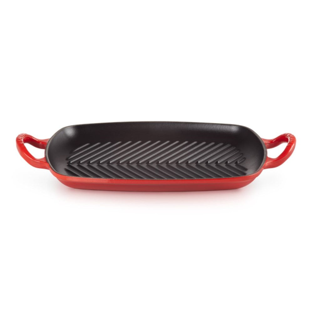 Le Creuset Signature Shallow Cast Iron Rectangular Grill - 30cm x 26cm