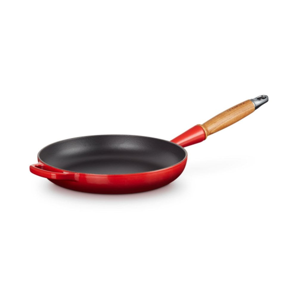 Le Creuset Signature Cast Iron Frypan with Wooden Handle - 24cm