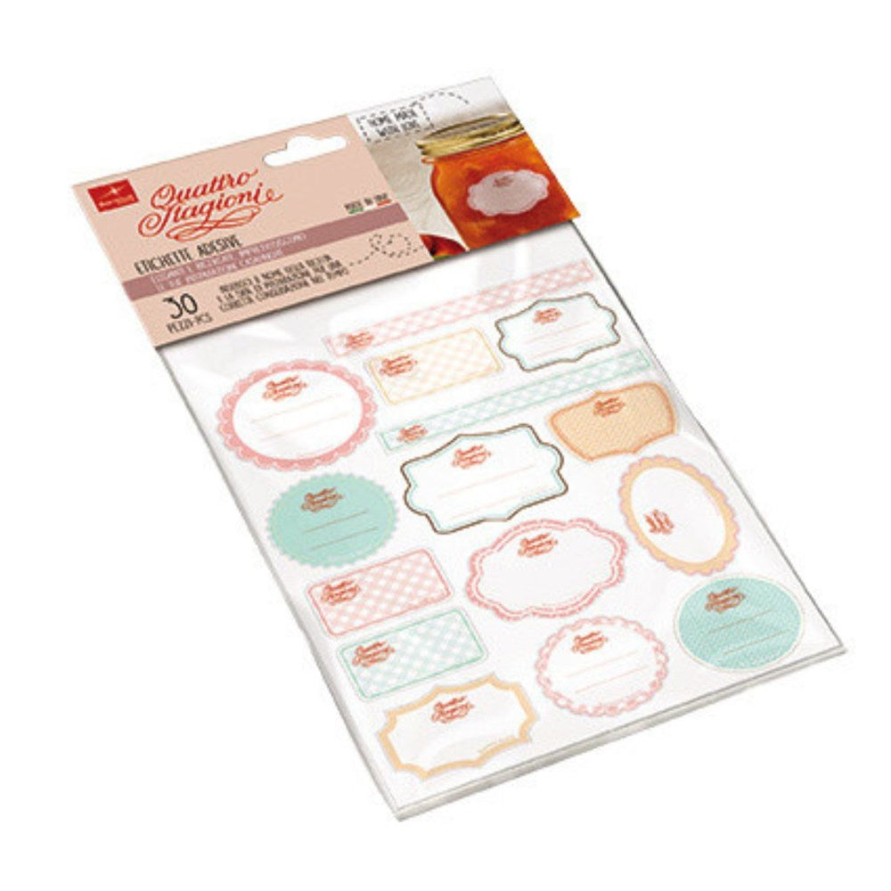 Bormioli Rocco Quattro Stagioni Stickers - Set of 30