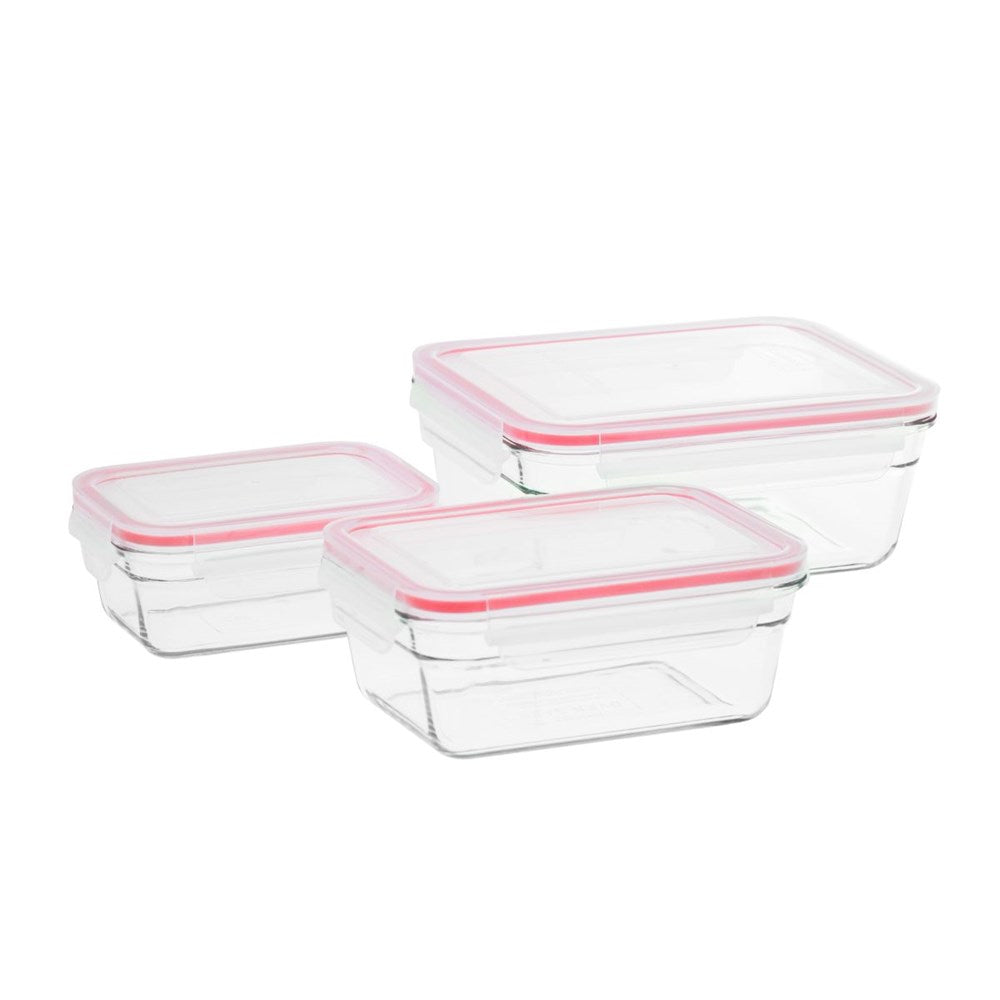 Glasslock Oven Safe Container Set - 3 Piece